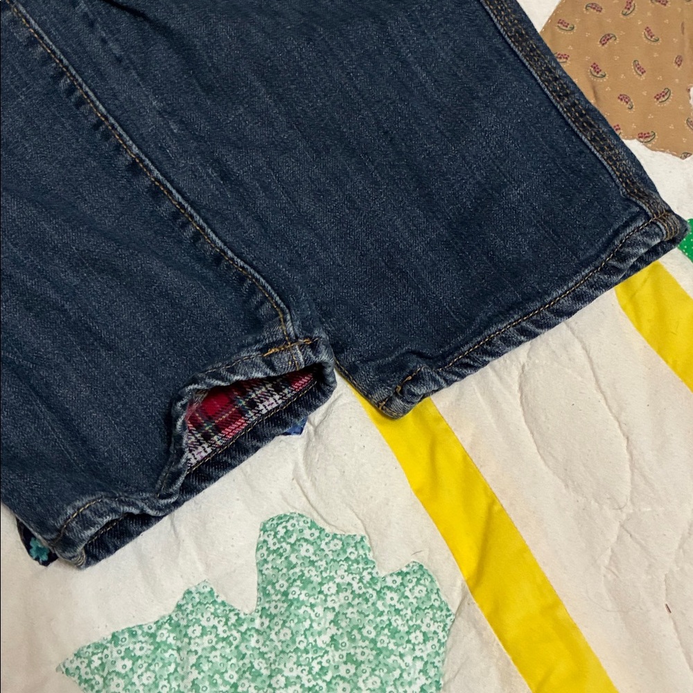 Women's Boyfriend Flannel-Lined Jeans - Picture 6 of 6